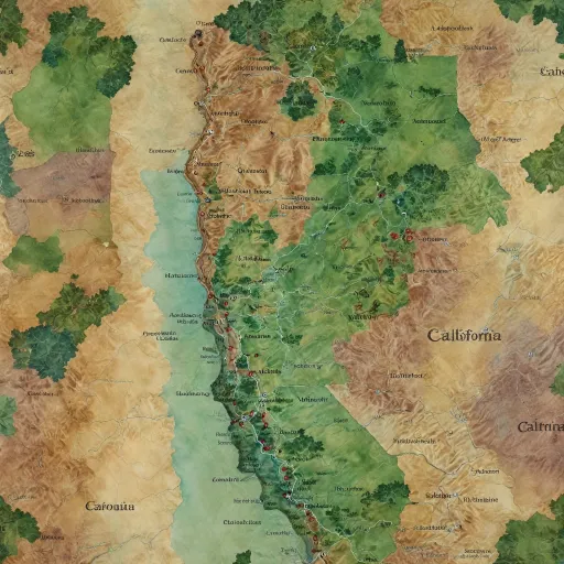 Exploring California's wine region map: a guide to vineyards, AVAs, and tasting experiences