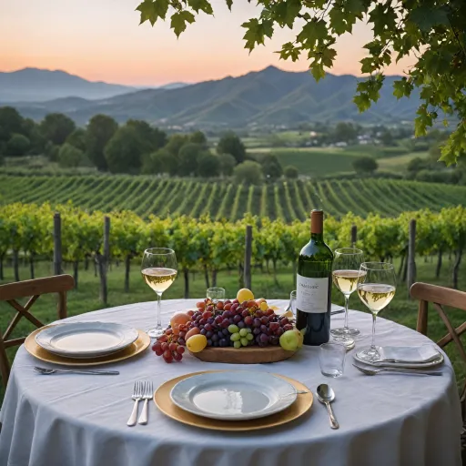 Curating special occasion menus for unforgettable wine and vineyard travel experiences