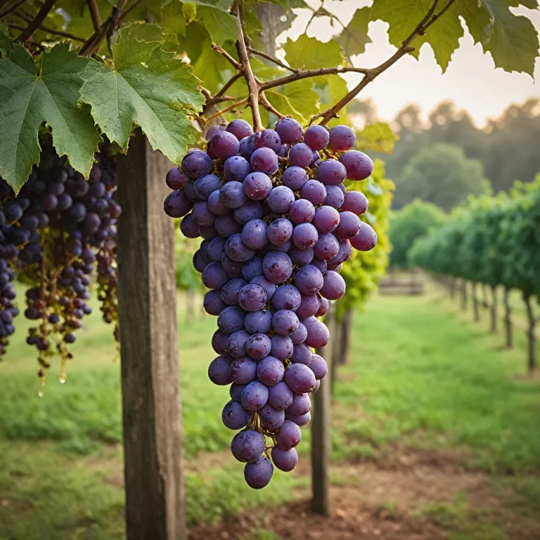 Muscadine grape wine journeys in the southeastern vineyards of the United States
