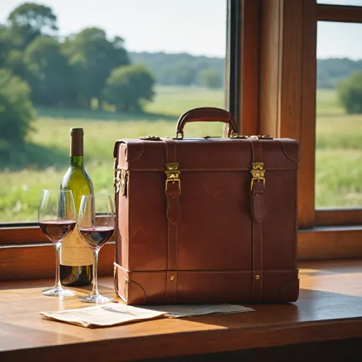Elegant ways to travel with a 2 bottle wine carrier